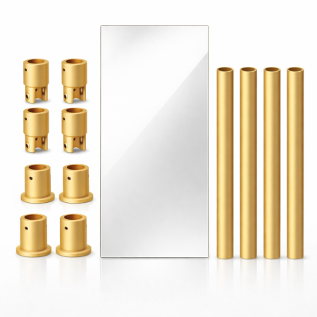Double Sided Salon Mirror Hanging System