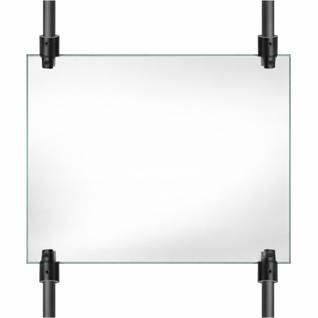 Frameless Mirror Hanging System Kit (NO MIRROR)