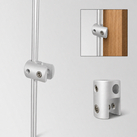 Rod Display Panel Support Clamp
