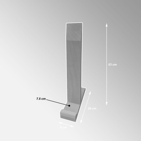 Freestanding Display Plinth with Easel Top