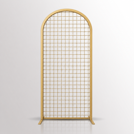 Freestanding Arch Mesh Display Panel