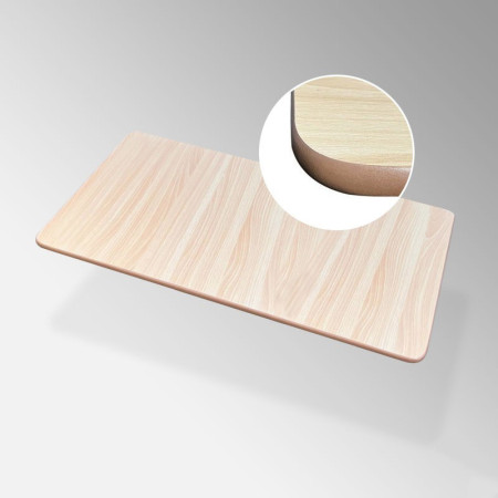 Kids Wooden Rectangular Table – Modern Natural Wood Finish