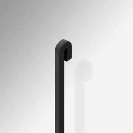 Plaster Board Picture Rail Hanging Rod Straight 4MM