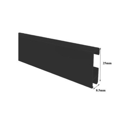 Heavy Duty Art Gallery Clip Rail Hanging System – 2m 60KG Complete Kit