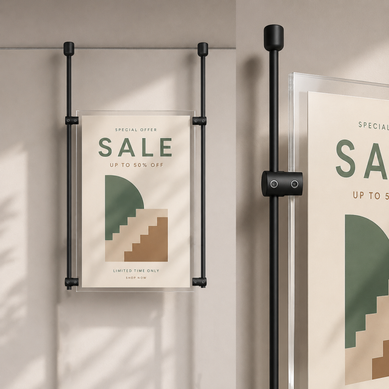 Mounted Rod Display System
