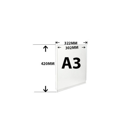 A3 Ceiling Mounted Rod Display System
