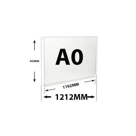 A0 Ceiling Mounted Rod Display System
