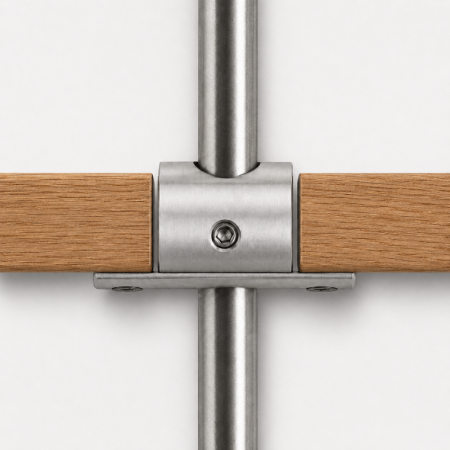 Double Wooden Shelf Support