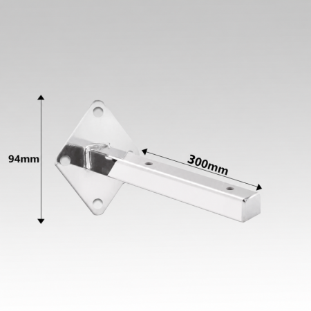 Wall to Wall Glass Shelf Cable Display Kit (Fittings Only)