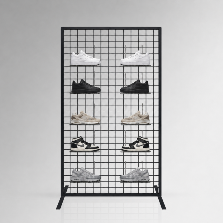 Gridwall Single Shoe Display Shelf