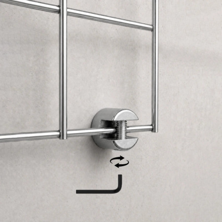 Wall-Mounted Grid Mesh Display Panel