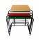 Stacking Exam Desk-Red