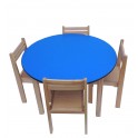 Activity Table and Chairs Blue