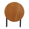 Round Folding table - Beech top