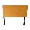 Folding table with folding chairs- Yellow  top