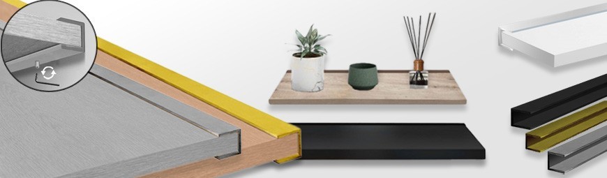 Floating Wooden Shelves & Brackets